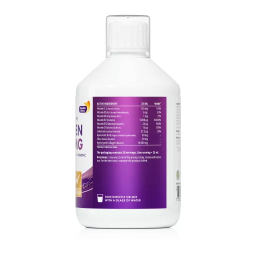 Swedish Nutra Cukormentes Marhakollagén 500 ml - folyékony marhakollagén
