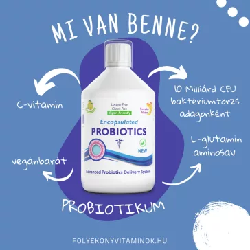   Swedish Nutra Probiotikum C-vitaminnal dúsítva 500ml - folyékony probiotikum