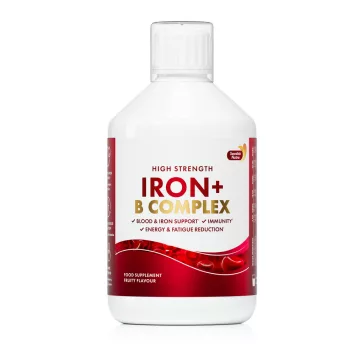   Swedish Nutra Vas + B-vitamin komplex acai és áfonya kivonattal 500ML - folyékony vas