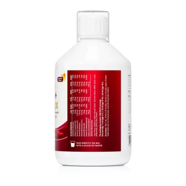   Swedish Nutra Vas + B-vitamin komplex acai és áfonya kivonattal 500ML - folyékony vas