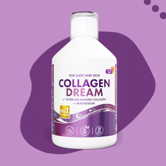Swedish Nutra Collagen Dream folyékony halkollagén magnéziummal, gyógynövény keverékkel 500 ml Swedish Nutra Collagen Dream folyékony halkollagén magnéziummal, gyógynövény keverékkel 500 ml